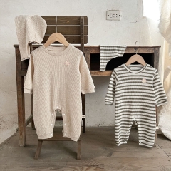 2023 New Autumn Infant Baby Unisex Long Sleeve Jumpsuit Wholesale