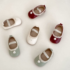 2025 New Summer Infant Baby Girls Beads Decorated Slip-resistant Toddler Shoes Wholesale