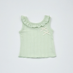 New Arrival Summer Baby Kids Girls Sleeveless Simple Top Vest for Stylish Girls Wholesale