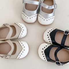 2025 New Summer Infant Baby Girls Heart Hollow-out Pattern Slip-resistant Toddler Shoes Wholesale