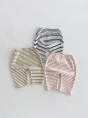 New Arrival Summer Baby Kids Unisex Comfortable Thin Striped Pants Wholesale