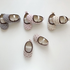 2025 New Autumn Infant Baby Girls Flowers Pattern Slip-resistant Toddler Shoes Wholesale