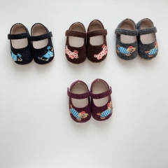 2025 New Autumn Infant Baby Puppy Cartoon Pattern Slip-resistant Toddler Shoes Wholesale