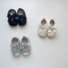 2025 New Arrival All-season Infant Baby Girls Butterfly-bow Decorated Slip-resistant Toddler Shoes Wholesale