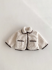 New Arrival Autumn and Winter Infant Baby Unisex Fluffy Warm Long Sleeves Coat Wholesale