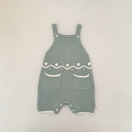 2026 Autumn Infant Baby Kids Unisex Sleeveless Knitted Overalls Wholesale 2026 Autumn Infant Baby Kids Unisex Sleeveless Knitted Overalls Wholesale