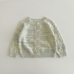 New Arrival Winter and Autumn Infant Baby Kids Long Sleeves Knitted Cardigan Wholesale