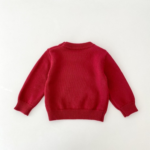 New Arrival Winter and Autumn Infant Baby Kids Long Sleeves Knitted Cartoon Pattern Sweater Wholesale